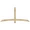 Ekena Millwork Bellingham Rough Sawn Timber Gable Bracket, Douglas Fir, 72"W x 36"H x 4"D x 4"F, 12/12 Pitch GBW072X36X0404BEL00RDF - alternate 1